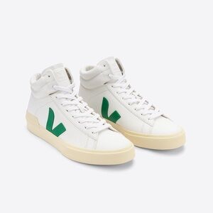 Veja Minotaur Leather White Emerald Butter Womens Size 8.5
